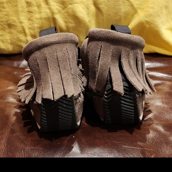 Rag & Bone Madrid Fringe Suede Moccasins Boots 39.5 - Picture 4 of 5